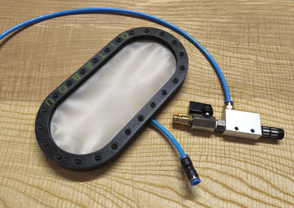 Vakuum Verleimhilfe für Brücken inkl. Vakuumgenerator